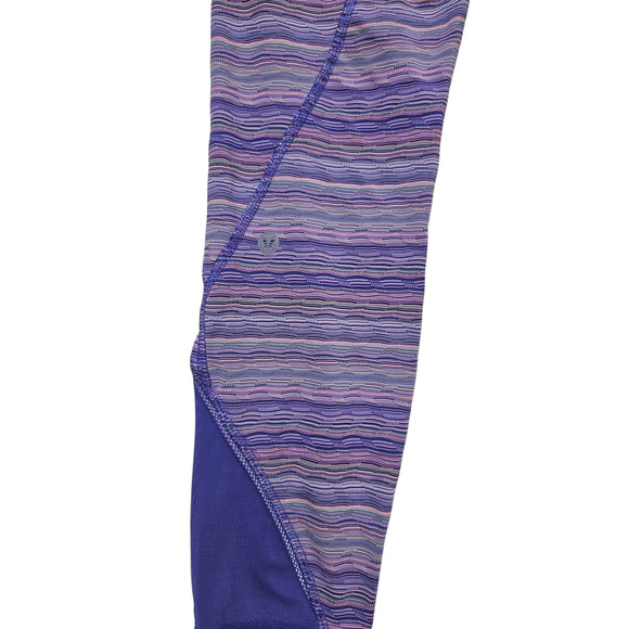 Lululemon Inspire Tight II Mesh space Dye Twist Iris Flower leggings size 6 - Picture 8 of 10
